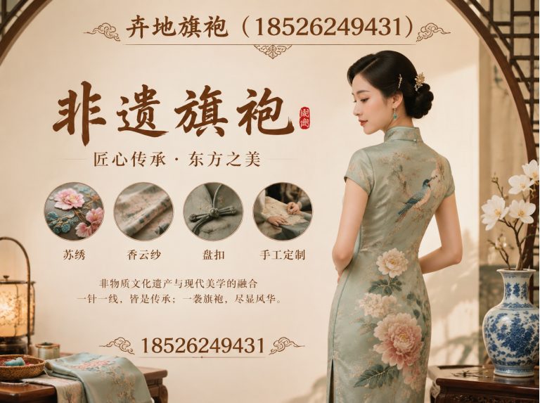 和平区新中式旗袍展示图